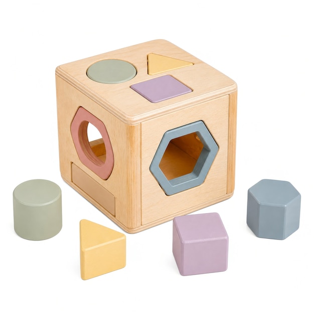 Moli Toys Ahşap Montessori Şekil Eşleştirme Seti